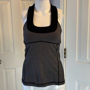 Stylish Black and Gray Women's Top